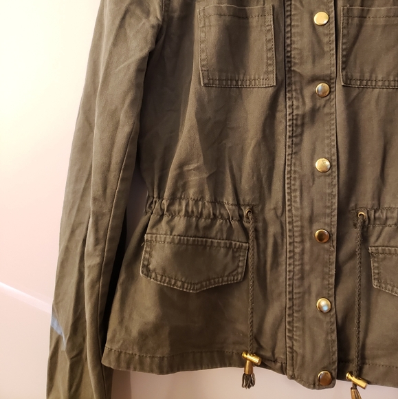 Hunter Green Army/Military Style Jacket - Picture 2 of 10
